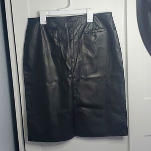 Rave PVC/Vinyl black skirt